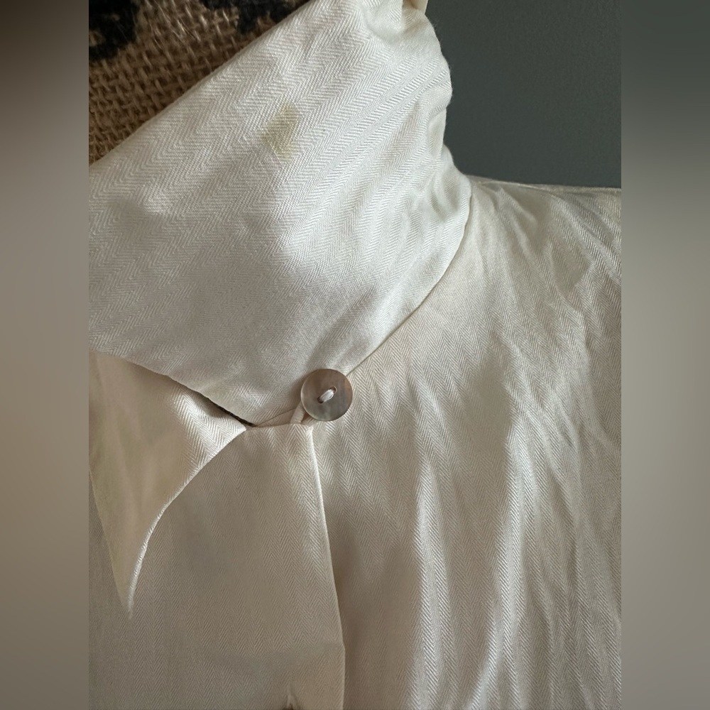 Lee David Collection Vintage 90’s Women’s Blouse, Size L. 75% Silk, 25% Cotton. - Picture 3 of 7